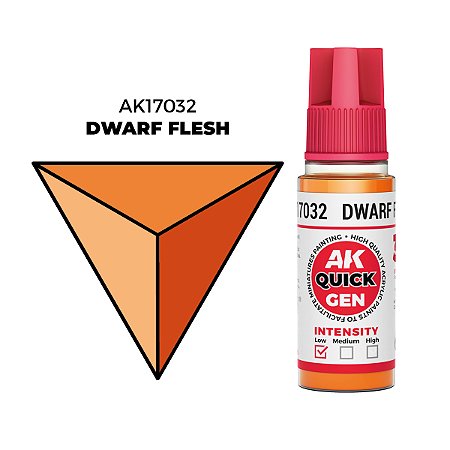Tinta Acrílica Quick Gen DWARF FLESH - AK Interactive (18ml)