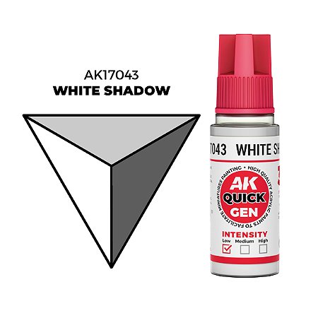 Tinta Acrílica Quick Gen WHITE SHADOW - AK Interactive (18ml)