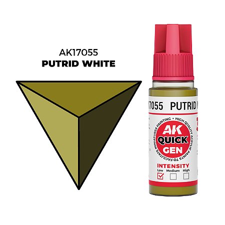 Tinta Acrílica Quick Gen PUTRID WHITE - AK Interactive (18ml)