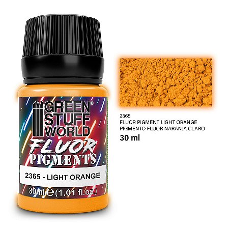 Pigmento em Pó FLUOR LIGHT ORANGE - Green Stuff Wolrd (30ml)