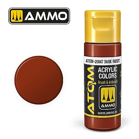 Tinta Acrílica ATOM COLOR - DARK RUST- AMMO (20ml)