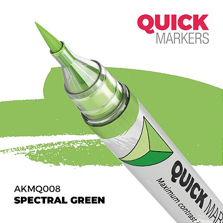 Marcador Acrílico Quick Markers - SPECTRAL GREEN - AK Interactive