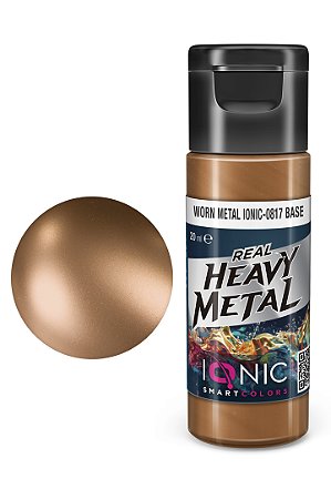 Tinta Metálica Acrílica Real Heavy Metal - WORN METAL (BASE) - IONIC Smart Colors (20ml)