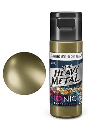 Tinta Metálica Acrílica Real Heavy Metal - TARNISHED METAL (BASE) - IONIC Smart Colors (20ml)