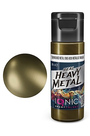 Wash Metálico Acrílico Real Heavy Metal - TARNISHED METAL - IONIC Smart Colors (20ml)