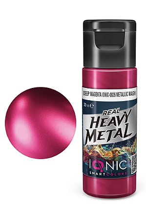 Wash Metálico Acrílico Real Heavy Metal - DEEP MAGENTA - IONIC Smart Colors (20ml)