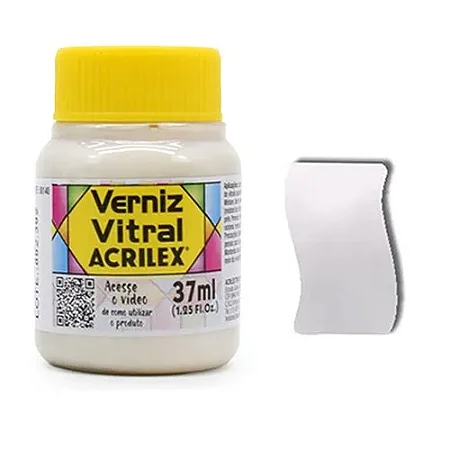 Verniz Vitral BASE MADREPÉROLA - Acrilex (37ml)