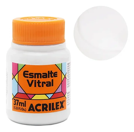 Esmalte Vitral BRANCO - Acrilex (37ml)