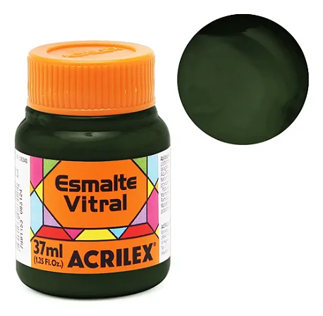 Esmalte Vitral VERDE PINHEIRO - Acrilex (37ml)