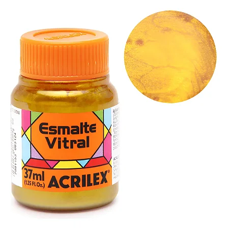 Esmalte Vitral DOURADO SOLAR - Acrilex (37ml)