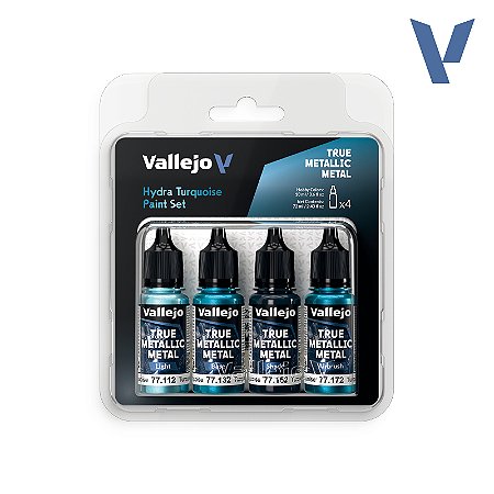 Conjunto TMM HYDRA TURQUOISE - Vallejo (4x 18ml)