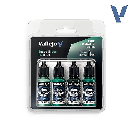 Conjunto TMM BEETLE GREEN - Vallejo (4x 18ml)