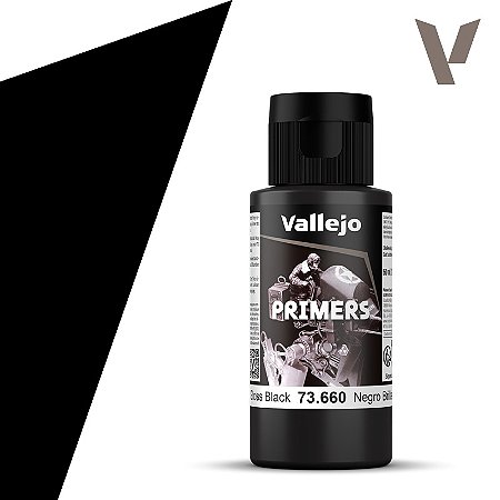 Primer Brilhante PRETO - Vallejo (60ml)