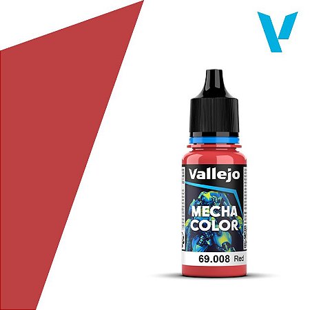 Tinta Acrílica Mecha Color RED - Vallejo (18ml)
