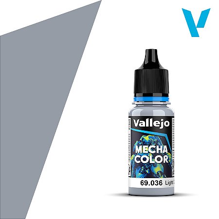 Tinta Acrílica Mecha Color LIGHT GREY - Vallejo (18ml)
