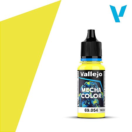 Tinta Acrílica Mecha Color YELLOW FLUORESCENT - Vallejo (18ml)