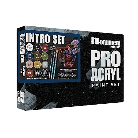 Conjunto Tintas Acrílicas Artísticas - INTRO - Pro Acryl (Box 12x 22ml)