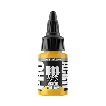 Tinta Acrílica Artística 1-Step WARM YELLOW - Pro Acryl (22ml)