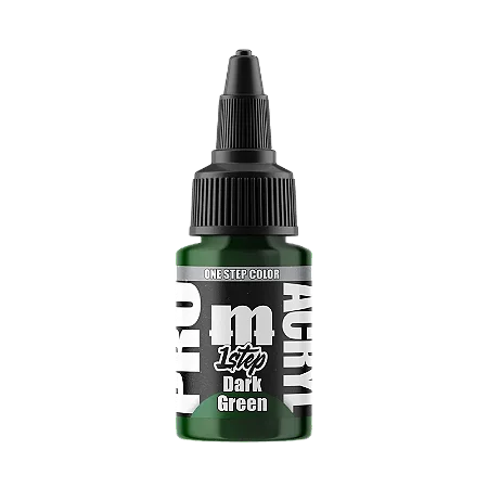 Tinta Acrílica Artística 1-Step DARK GREEN - Pro Acryl (22ml)