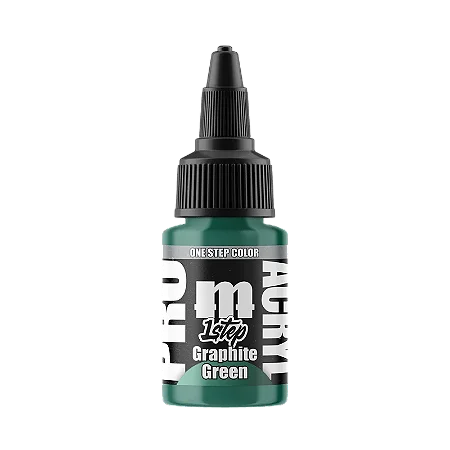 Tinta Acrílica Artística 1-Step GRAPHITE GREEN- Pro Acryl (22ml)