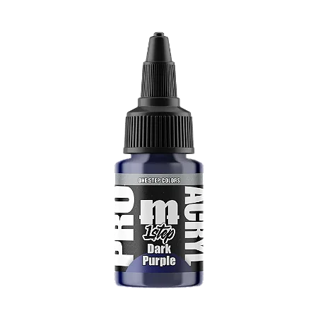 Tinta Acrílica Artística 1-Step DARK PURPLE- Pro Acryl (22ml)
