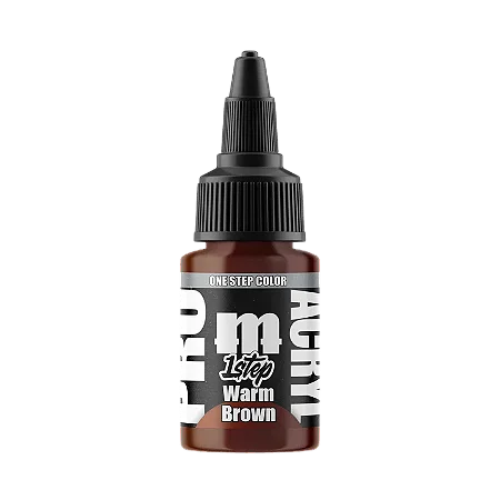 Tinta Acrílica Artística 1-Step WARM BROWN - Pro Acryl (22ml)
