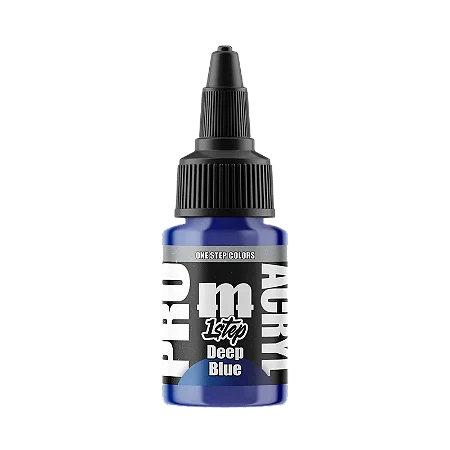 Tinta Acrílica Artística 1-Step DEEP BLUE- Pro Acryl (22ml)