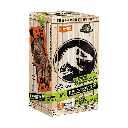 Jurassic World Terraventure (Wave 1) OPERAÇÃO DE CAPTURA DE DINOSSAUROS - Kit Plástico Aleatório