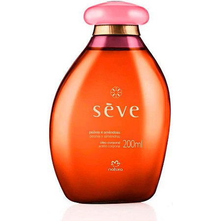 Óleo Corporal Seve Peônia e Amêndoas - Óleo Hidratante Corporal Sève - 200ml