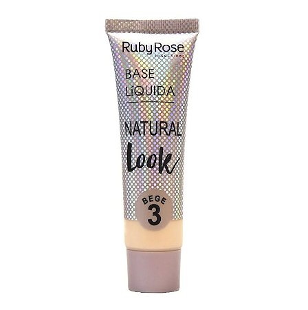 Base Líquida Ruby Rose Natural Look Bege 03 29g