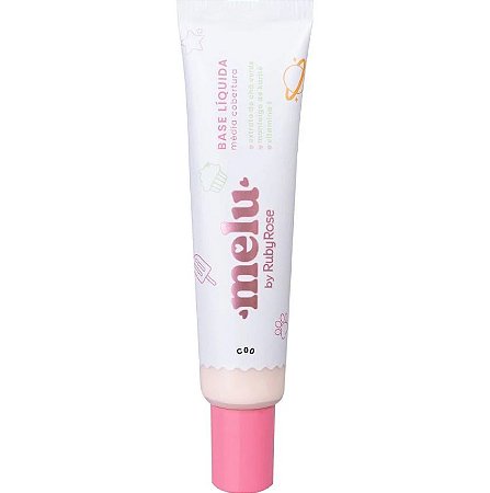 Base Líquida Melu Cobertura Média C00 - Rr8723 - Rubyrose - 25g