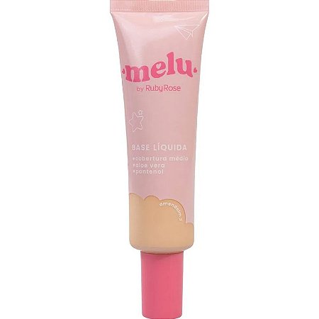 Base Liquida Melu By Ruby Rose Amendoim 3 HB-8055 - 29ml