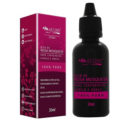 Óleo de Rosa Mosqueta 100% Puro - Max Love