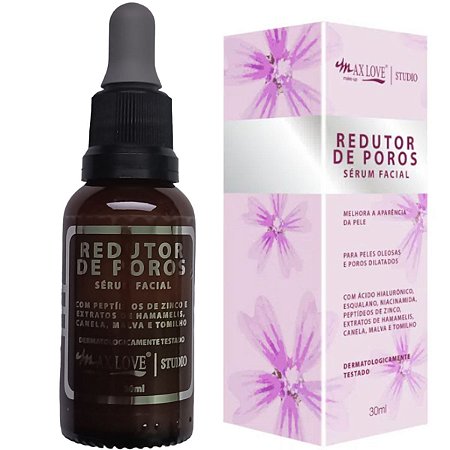 Sérum Facial Redutor De Poros Max Love 30ml