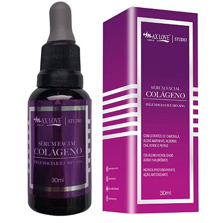 Sérum Facial Colágeno 30ml Max Love