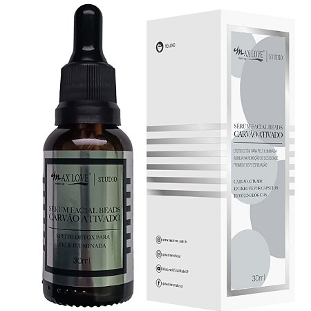 Sérum Facial Beads Carvão Ativado Max Love