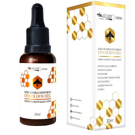 Sérum Para Contorno dos Olhos Mel 30ml Max Love