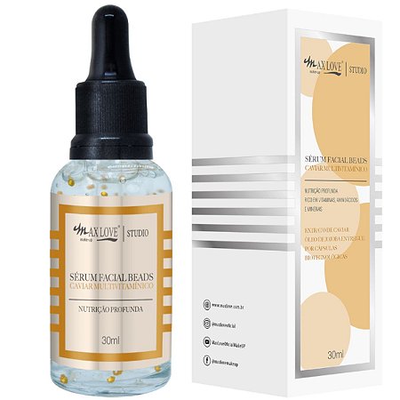Sérum Facial Beads Caviar Multivitamínico 30ml Max Love