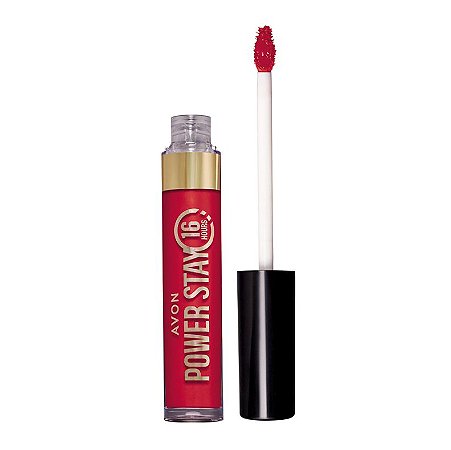 Batom Líquido Avon Power Stay 16h Vermelho Mais Quente