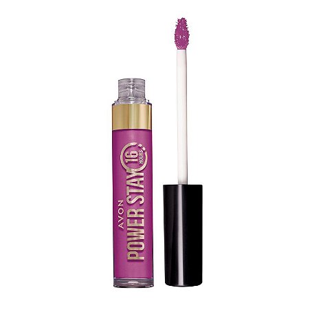 Batom Líquido Avon Power Stay 16h Roxo Orquídea