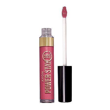 Batom Líquido Avon Power Stay 16h Rosa Super Malva