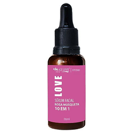 Sérum Facial Max Love Rosa Mosqueta 10 Em 1 30ml