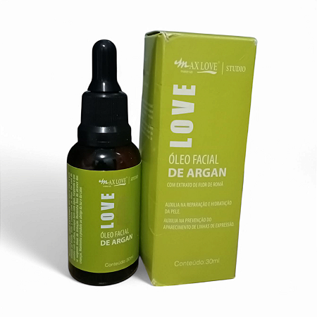 Óleo Facial de Argan Max Love 30ml