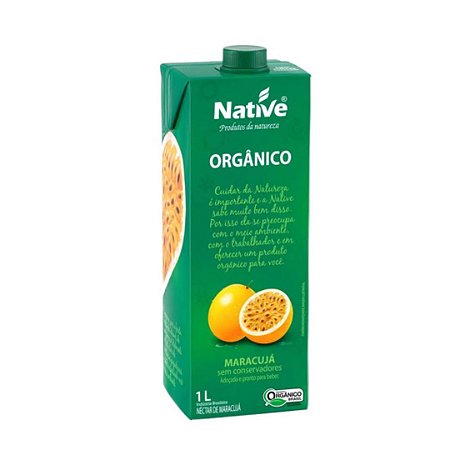 NECTAR DE MARACUJA ORG 1L NATIVE