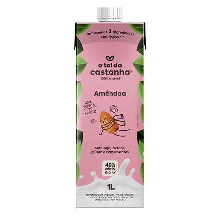 LEITE DE AMENDOA 1L A TAL CASTANHA