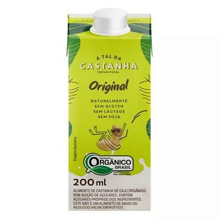 LEITE DE CASTANHA ORIGINAL 200ml A TAL CASTANHA