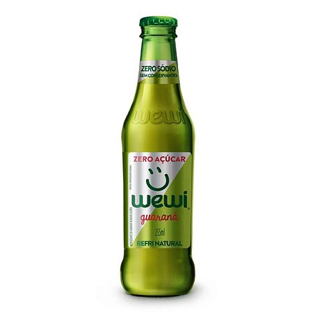 REFRIGERANTE ORG GUARANA ZERO 255ml WEWI