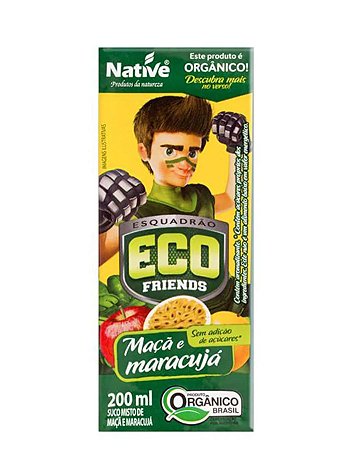 SUCO MISTO MACA E MARACUJA ORG 200ml NATIVE