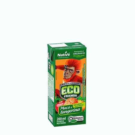 SUCO MISTO MACA E TANGERINA ORG 200ml NATIVE