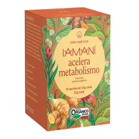 CHA ACELERA METABOLISMO ORG 15 saches IAMANI
